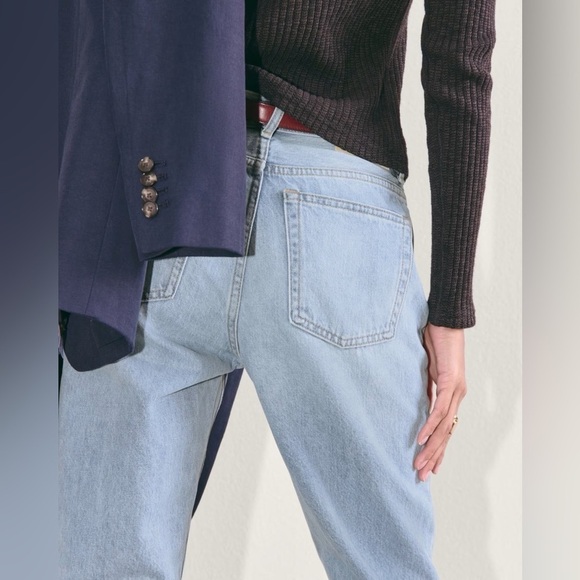 Everlane The '90s Cheeky Jean, Vintage Sunbleached Blue, 27 Crop - Picture 4 of 10